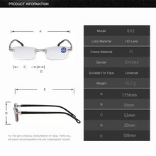 Load image into Gallery viewer, 🔥New Sapphire high hardness anti-blue Dual-Use Reading Glasses✨